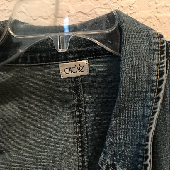 CACHE ribbed denim jacket - Picture 2 of 3